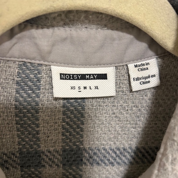 Noisy May Shacket Jacket Plaid Size Small - Picture 4 of 4